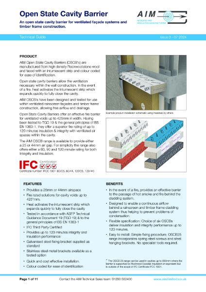 Open State Cavity Barrier Oscb Aim Nbs Source