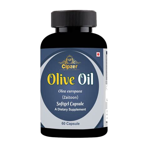 Cipzer Olive Oil Softgel Capsule 1000 Mg At Rs 259 00 Bottle In Sonipat Id 24755175912