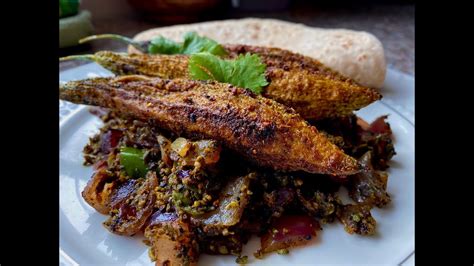 Crispy Punjabi Karela Sabzi Karele Fry Vegan Bitter Melon Gourd W