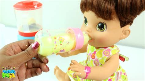 Baby Alive Minha Boneca Amandinha Como Fazer Leitinho Falso Para Sua