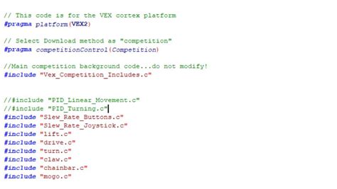 Robotc programming examples - ideasplz