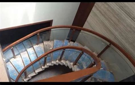 Stainless Steel Ss Glass Stair Railing For Home At Rs Sq Ft In