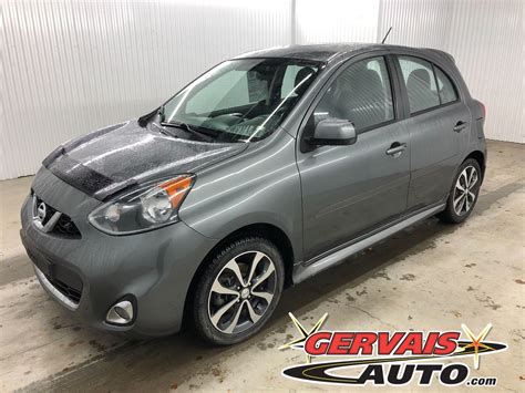 Gervais Auto Shawinigan Pre Owned 2016 Nissan Micra SR Mags A C