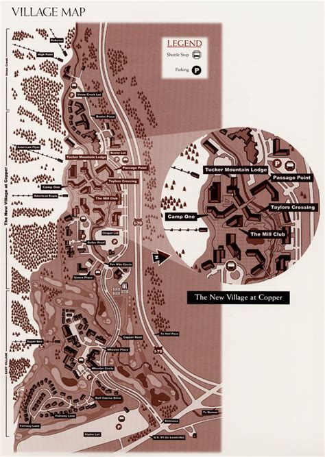 Maps of Copper Mountain ski resort in USA | SNO