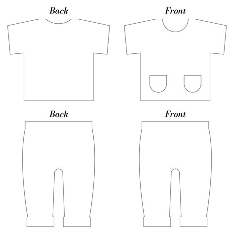 10 Best Free Printable 18 Inch Doll Clothes Patterns - printablee.com