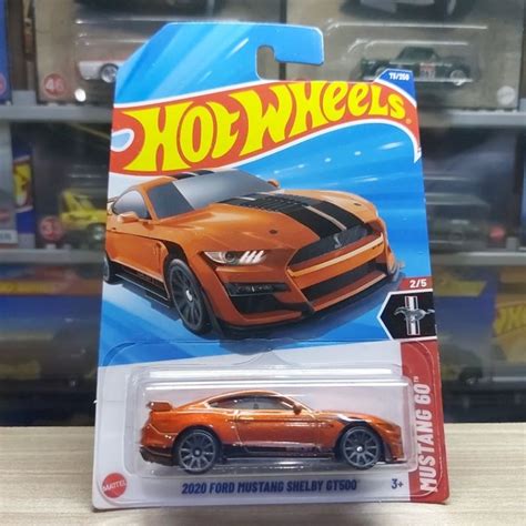 Hot WHEELS 2020 FORD MUSTANG SHELBY GT500 ORANGE 2025 Shopee Singapore