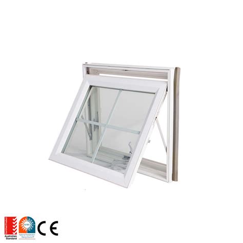 Thermal Break Aluminium Pass Through Windows Top Hung Aluminum Push Out