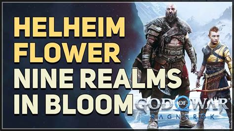 Helheim Flower Nine Realms in Bloom God of War Ragnarok - YouTube