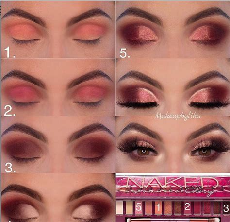 Red Eye Makeup Step By Saubhaya Makeup