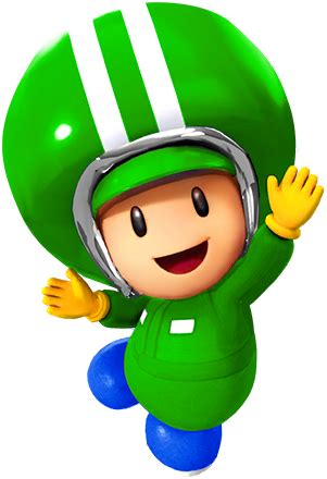 File MKT Artwork GreenToadPitCrew Png Super Mario Wiki The Mario