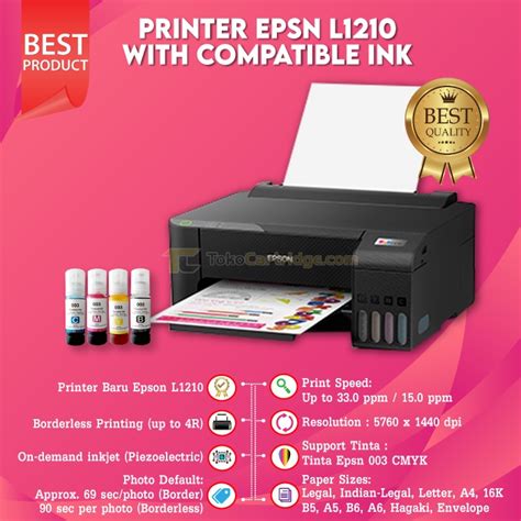 Jual Printer Epsn EcoTank L1210 L 1210 New Pengganti Epsn L1110 With