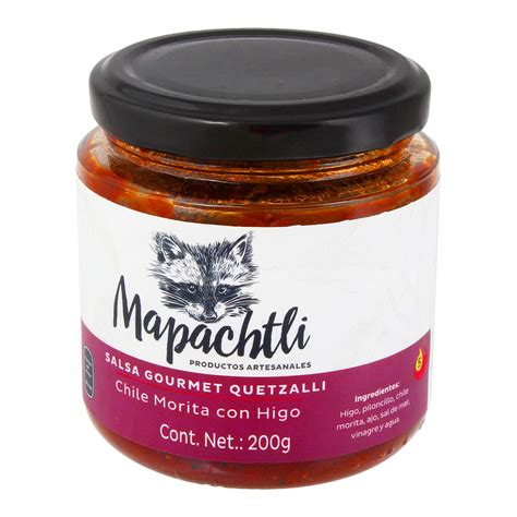 Salsa Quetzalli G Morita Con Higo Mapachtli Productos Artesanales