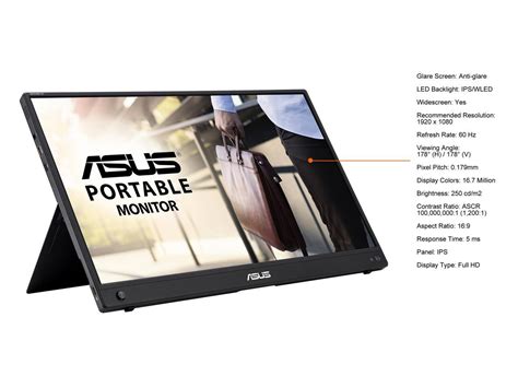 Asus Zenscreen Go P Wireless Portable Monitor Mb Awp