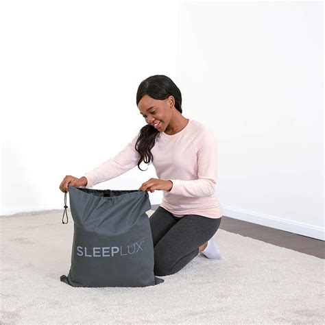 SleepLux Twin Air Mattress With Built In AC Pump 15 Raised