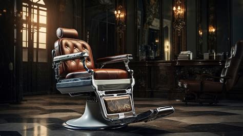 Premium AI Image | Barber's Vintage Barber Chair