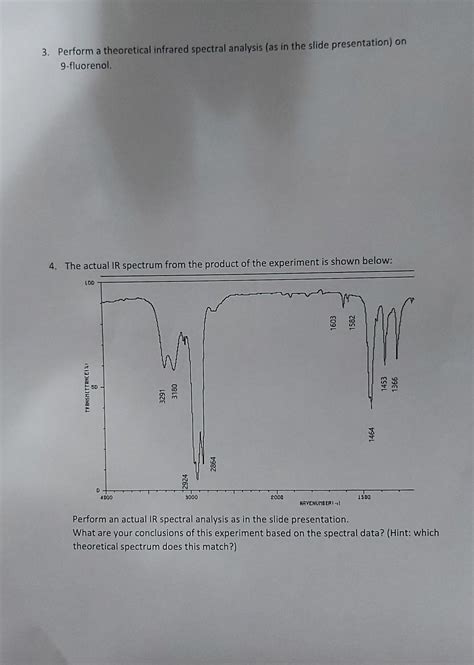 Solved Infrared Spectroscopy Questions Name Nour Albaradan Chegg