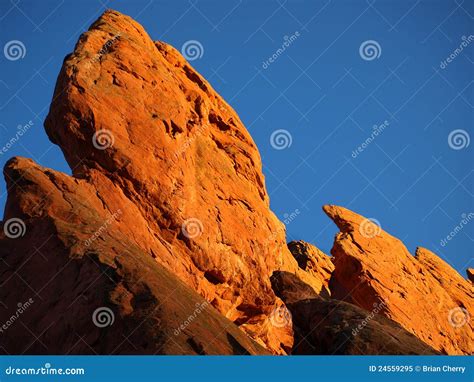 Garden of the Gods Formation Stock Image - Image of mountains, natural ...