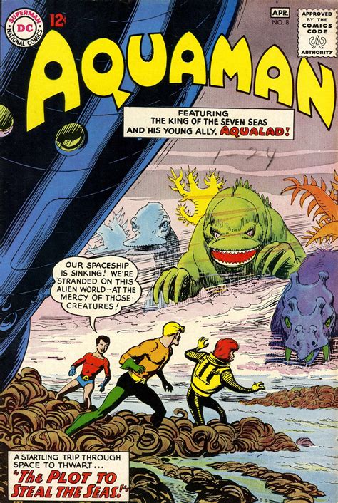 MONSTER BRAINS: Aquaman Comic Covers