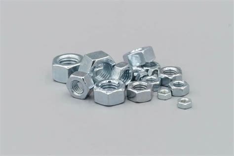 Hexagonal Galvanized Mild Steel Hex Nut Size 20 Mm Od At 75 Kg In