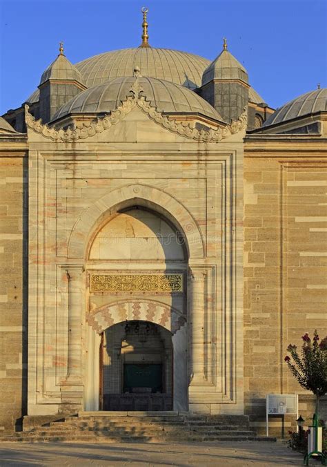 The Entrance To Selimiye Mosque in Edirne Stock Image - Image of ...