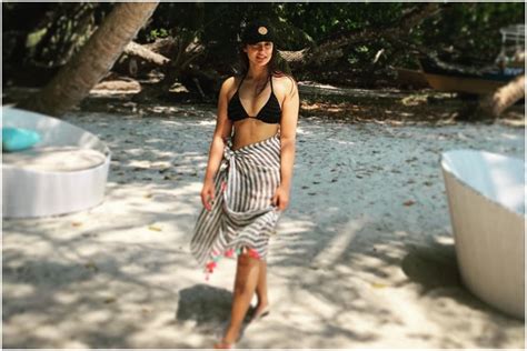 Ileana DCruz Takes a Stroll on the Beach in Andaman in Black Bikini - Latest News: Breaking News ...