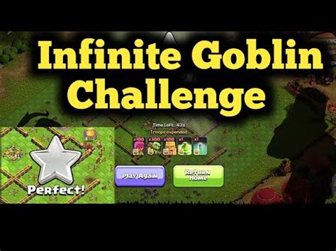 Infinite Goblin Challenge Stars Easily Clash Fest Challenges