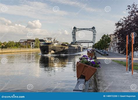 Willebroek Belgium May The Iron Swing Bridge Or