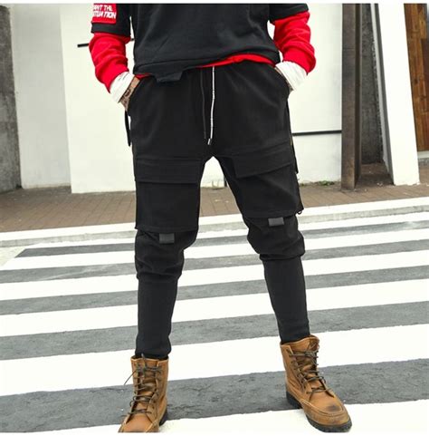 Men Casual Harem Pants Hip Hop Baggy Pants Rebelsmarket