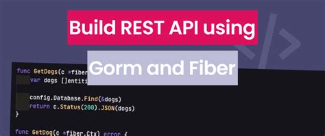 How To Build Rest Api Using Go Fiber And Gorm Orm Dev Community