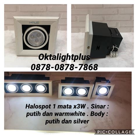 Jual LED HALOSPOT GRILL DOWNLIGHT SPOTLIGHT 3 WATT 3W HOLIC Shopee