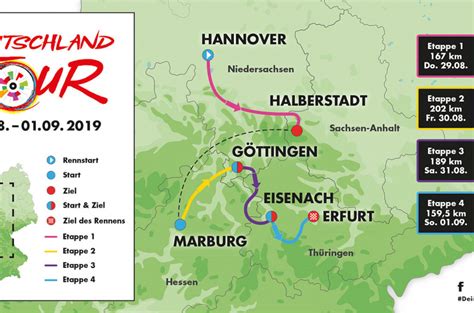 Tour D Allemagne Parcours Et Profils Des Tapes