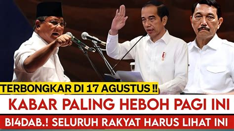 MENGGEMPARKAN AKHIRNYA JKW DAN LUHUT TAK BERKUTIK SETELAH INI SEMUA