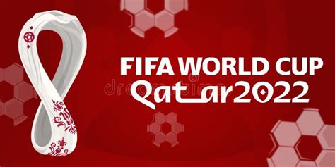 Fifa World Cup Qatar 2022 Banner Editorial Photography Illustration