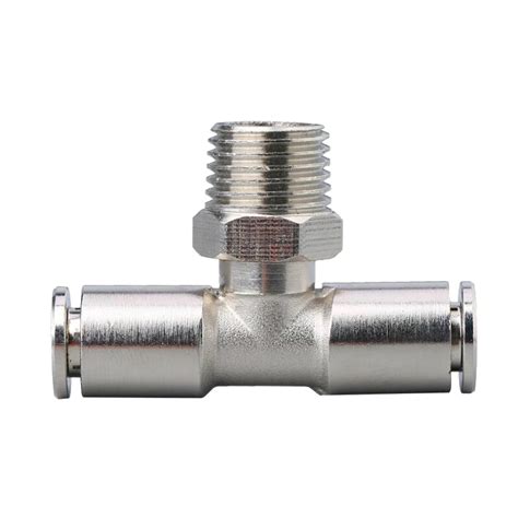 Buy Brass Nickel Plated Pneumatic Air Push In Fitting