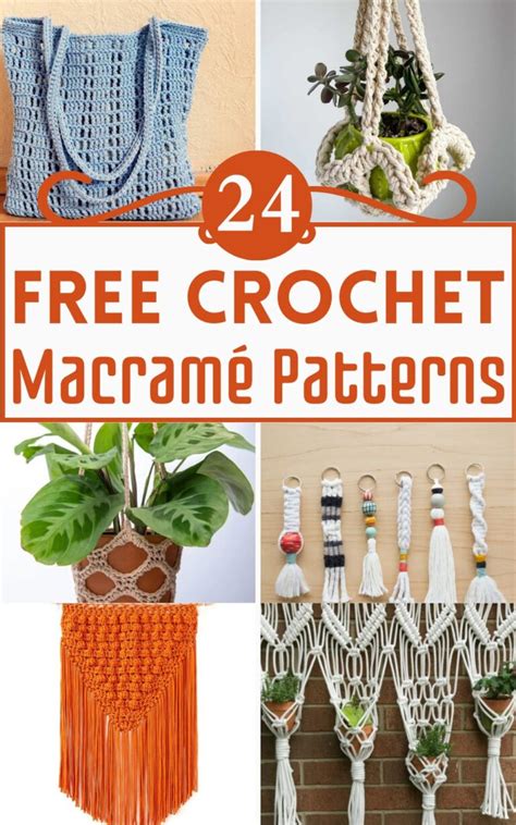 Free Crochet Macram Patterns Craftsy