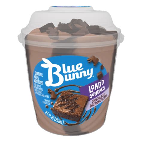 Blue Bunny® Loadd Sundaes Chocolate Brownie Bomb Frozen Dessert Cup 8