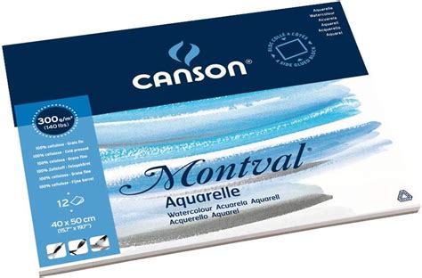 Canson Bloc Coll C T S Papier Aquarelle X Cm Blanc Naturel