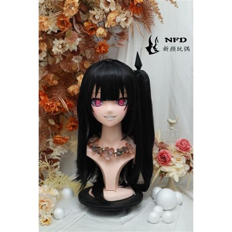 Nfd0107 Customize Handmade Crossdress Full Head Female Girl Resin