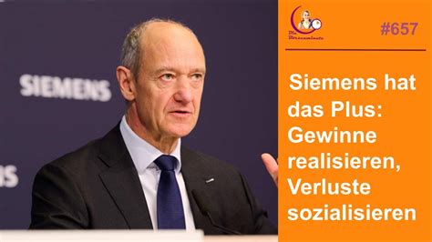 Aufreger der Woche Rekordgewinn bei Siemens Staat bürgt für Siemens