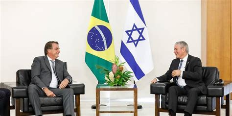 Novo Embaixador de Israel no Brasil se reúne o presidente Bolsonaro