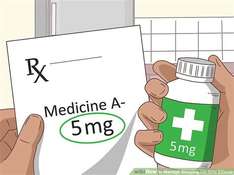 3 Ways To Manage Sleeping Pill Side Effects Wikihow