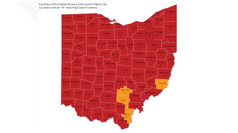 Ohio Department of Health releases updated COVID-19 maps | wkyc.com