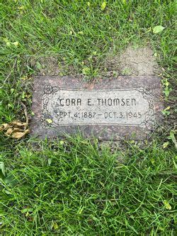 Cora Ethel Pillard Thomson Homenaje De Find A Grave