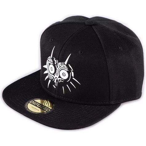 Bon Plano Preto Snapback Majoras Mask White The Legend Of Zelda Da