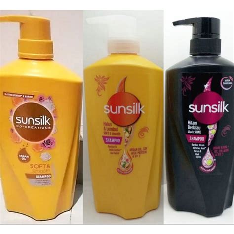 Jual Sunsilk Soft Smooth Black Shine 900ml Super Shampoo Thick Hijab Refresh Hairfall Dandruff