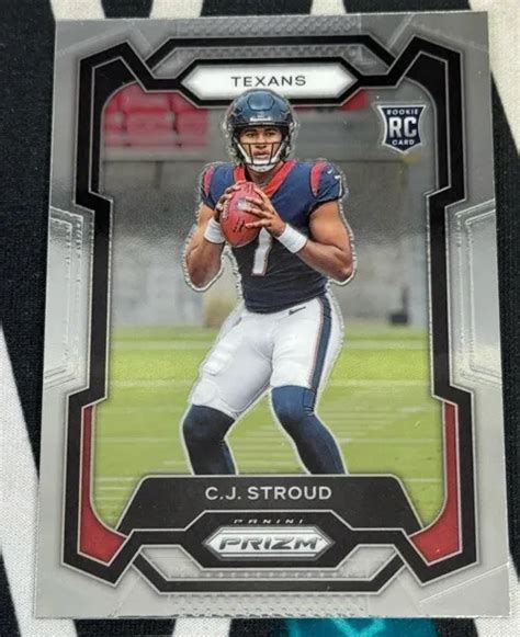 2023 PANINI PRIZM Football CJ STROUD RC Base De Carte Recrue 339