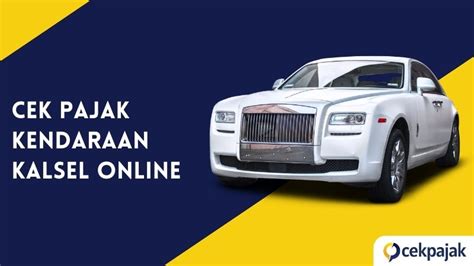 Cek Pajak Kendaraan Kalimantan Selatan Online Tanpa No Rangka Cekpajakid