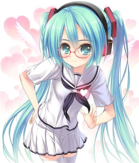 Megane Miku Monday~ Daily Megane 21 [vocaloid] R Awwnime