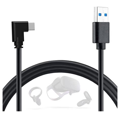 Link Cable For Oculus Quest 2 EEEkit USB Type C Right Angle To A C