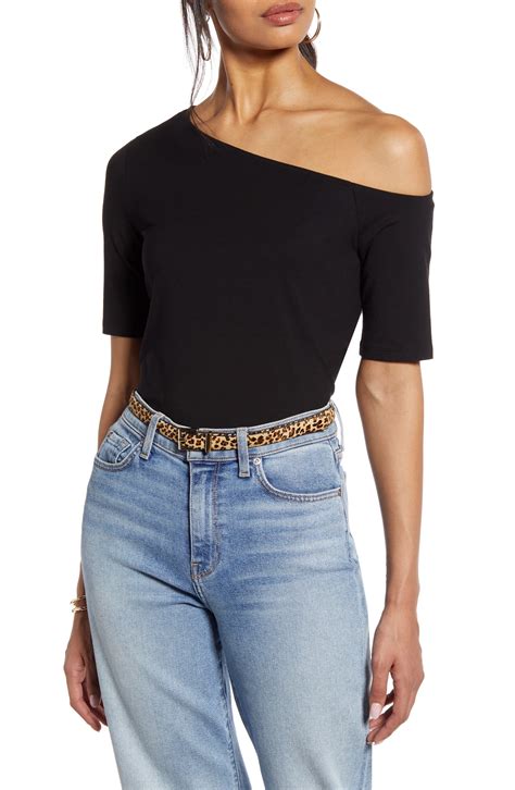 Halogen® One Shoulder Knit Top In 2020 Tops One Shoulder Tops One